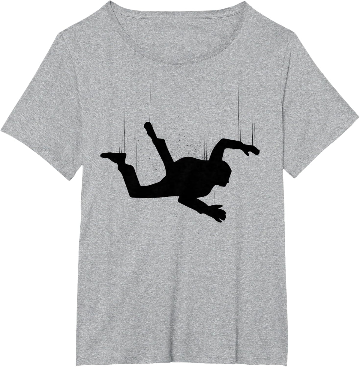 Cool Skydiving Art for Men Women Indoor Skydive Sky Diving T-Shirt - Heather Grey