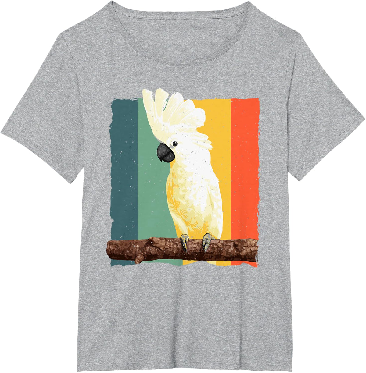 Cool Cockatoo Art For Men Women Parrot Lover Goffin Cockatoo T-Shirt - Heather Grey