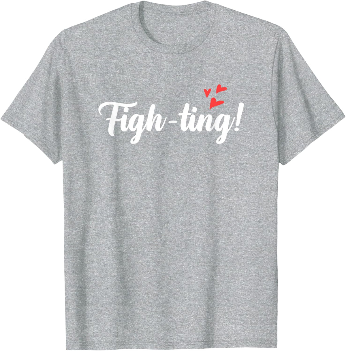 K-Drama Lover Figh-ting Watching Korean Drama Fan K-pop T-Shirt - Heather Grey