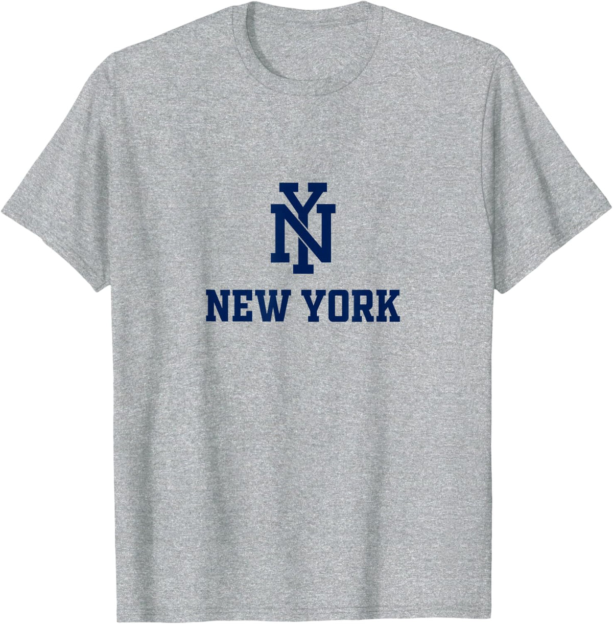 New York , New York City Graphic Design, Cool New York City T-Shirt - Heather Grey