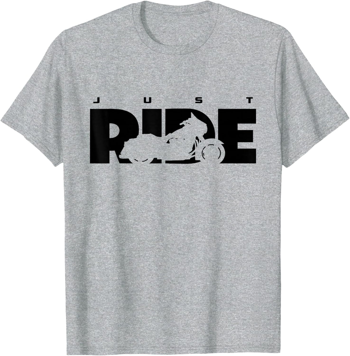 Motorcycle T-Shirt - Heather Grey