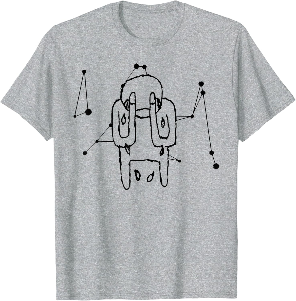 Vintage Funny Classic Crying Amnesiac Retro Music Lover T-Shirt - Heather Grey