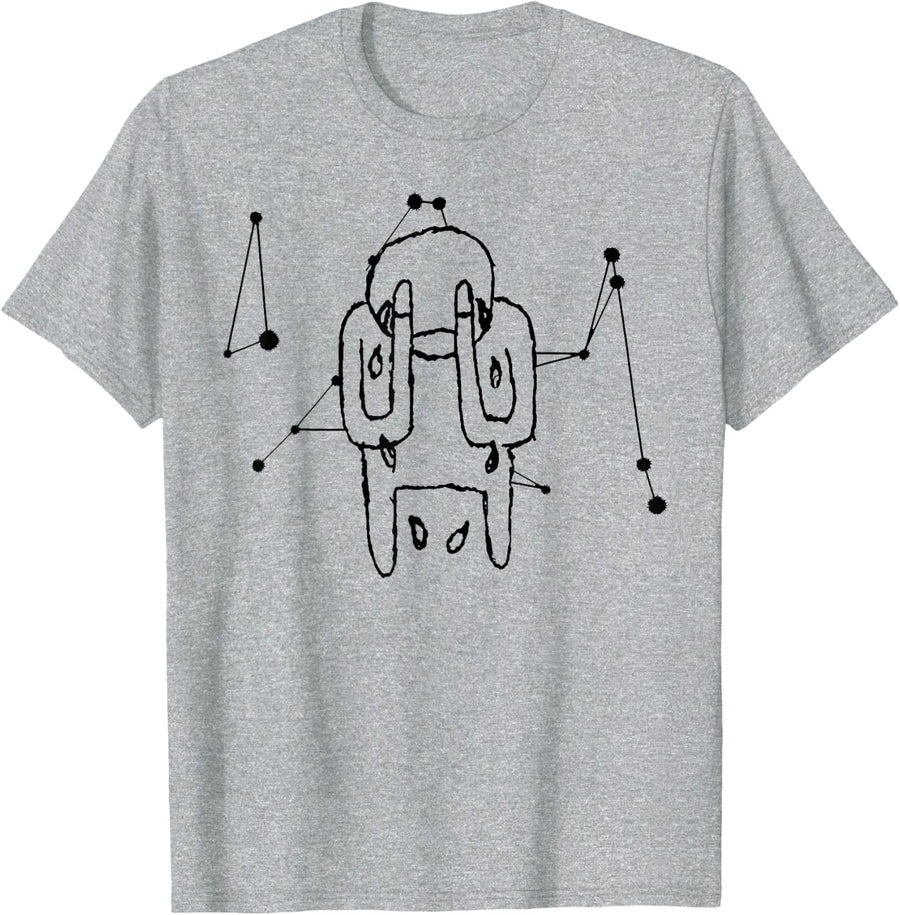 Vintage Funny Classic Crying Amnesiac Retro Music Lover T-Shirt - Heather Grey