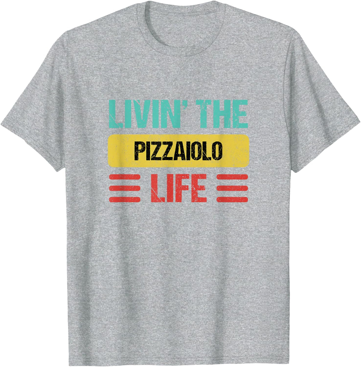 Pizzaiolo T-Shirt - Heather Grey