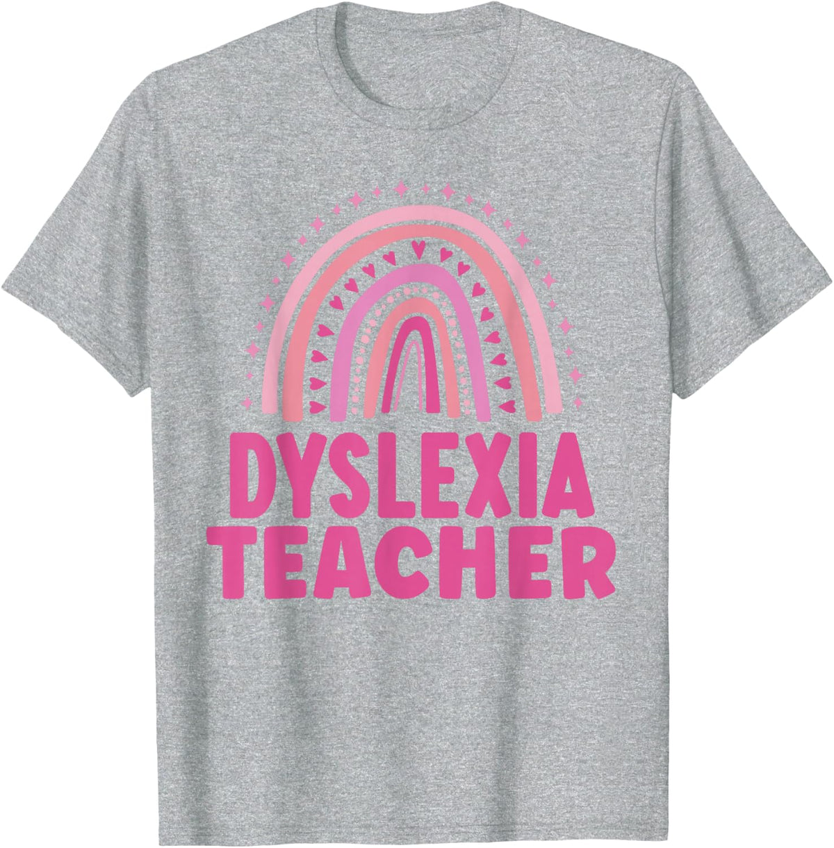 Dyslexia Teacher Awareness Dyslexic Dyslexics Dyslexia T-Shirt - Heather Grey