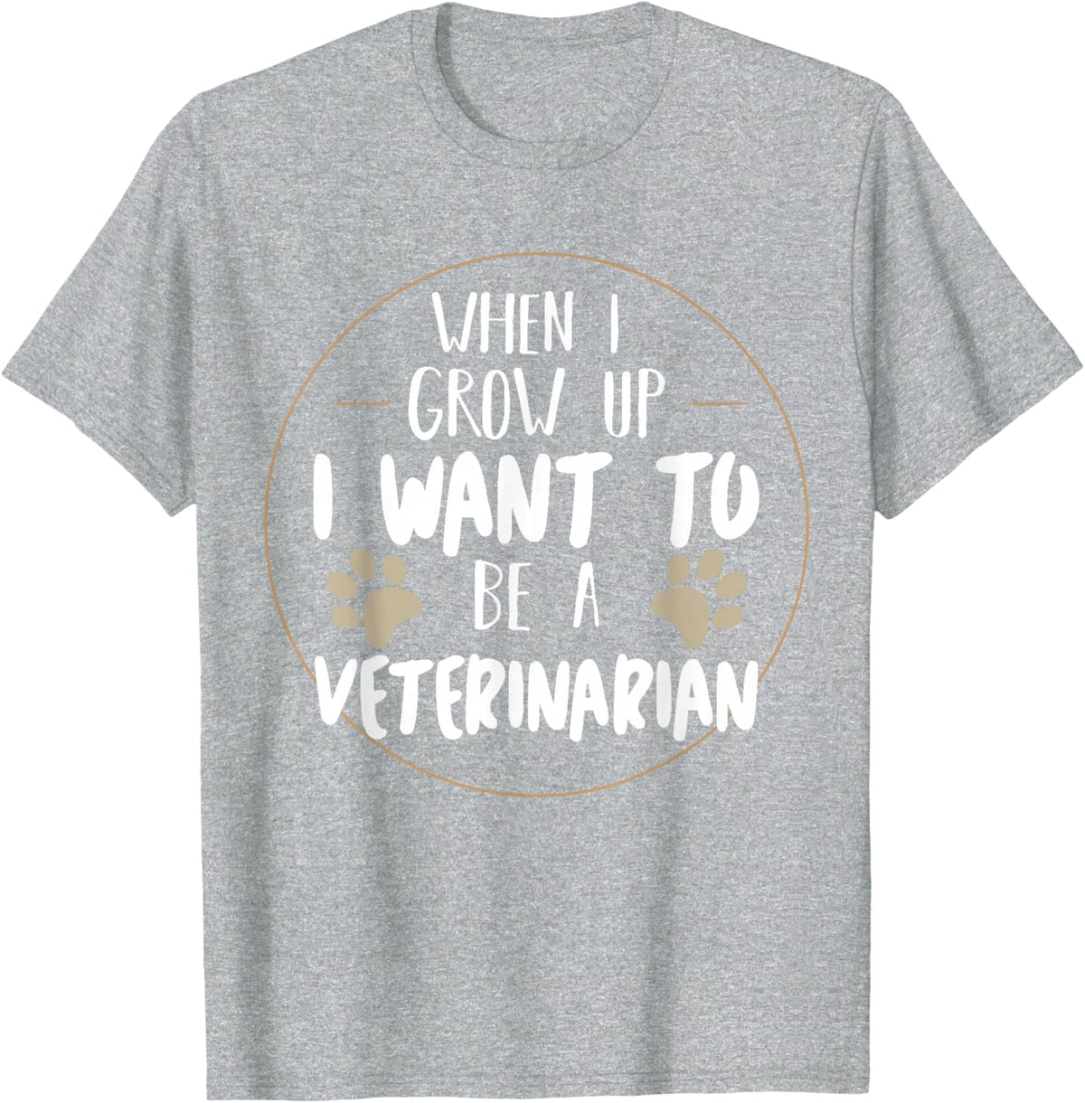 Childrens Dog Cat Lover T-Shirt T-Shirt - Heather Grey