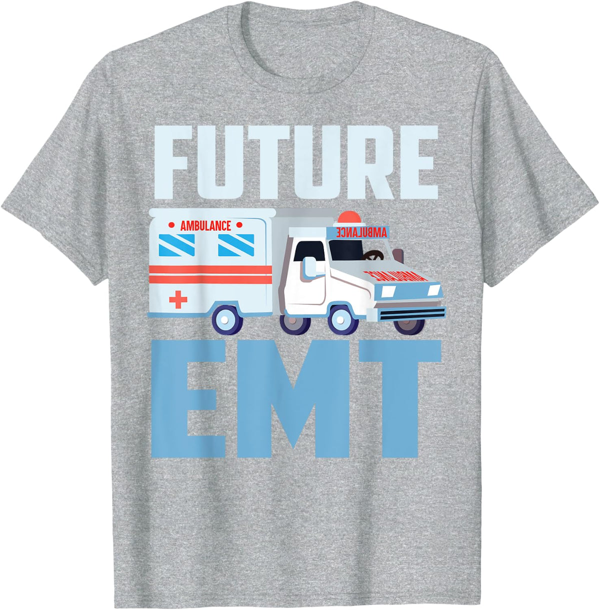 Cool Future EMT | Funny Paramedic Healthcare Boys Girls Gift T-Shirt - Heather Grey