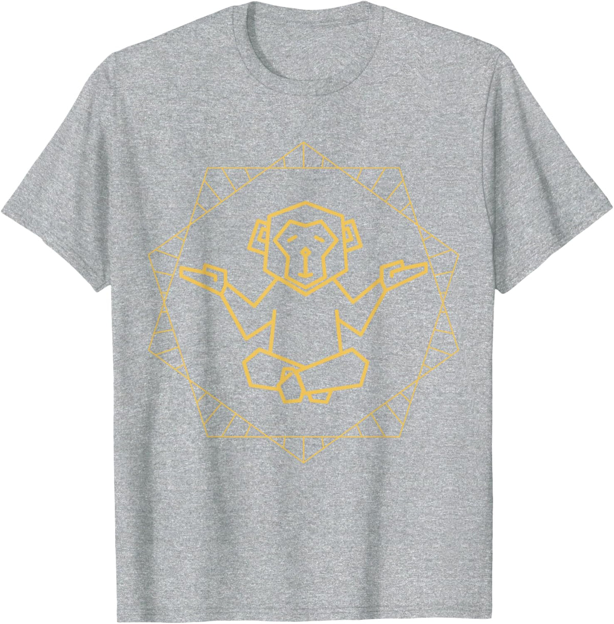 The Stoic Monkey Within T-Shirt - Heather Grey