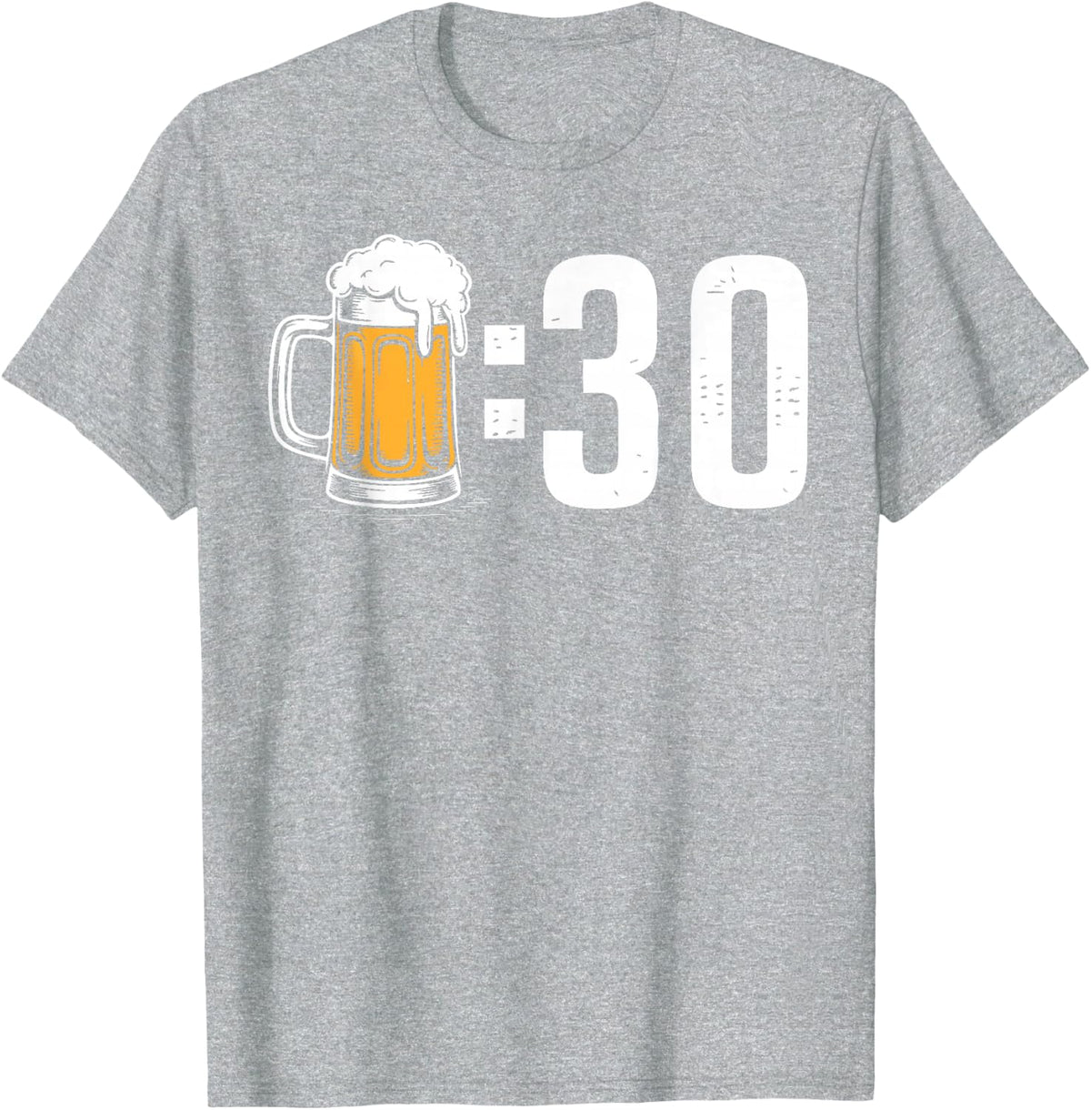 Homebrew Drinking Beer 30 Brewer T-Shirt - Heather Grey