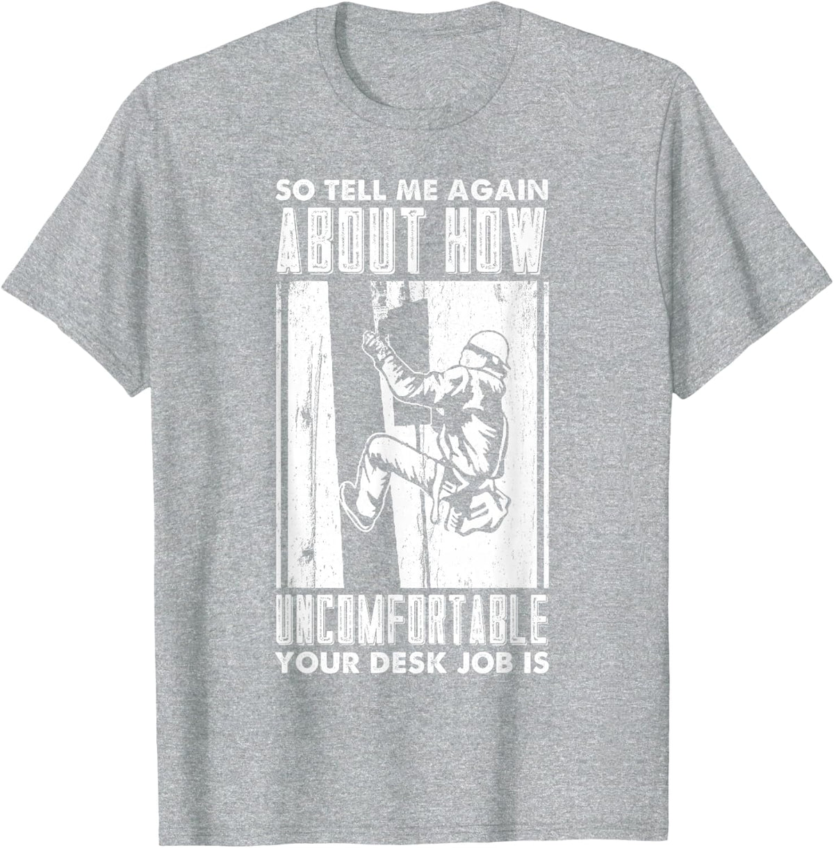 Ironworker Funny Ironworking Job T-Shirt - Heather Grey