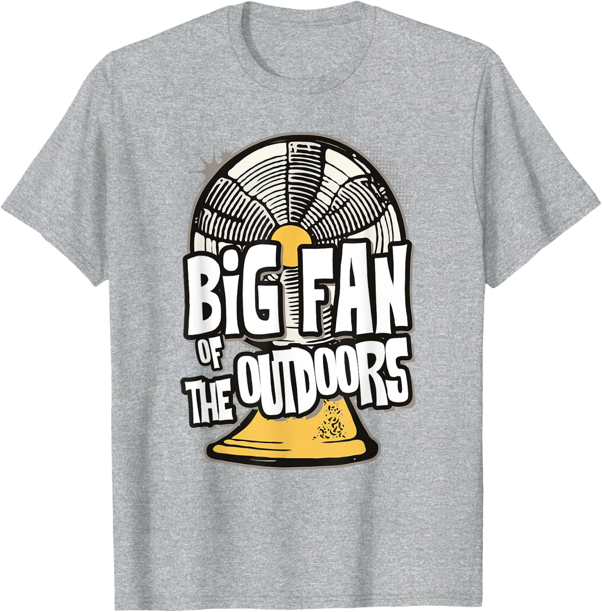 Outdoors T-Shirt - Heather Grey