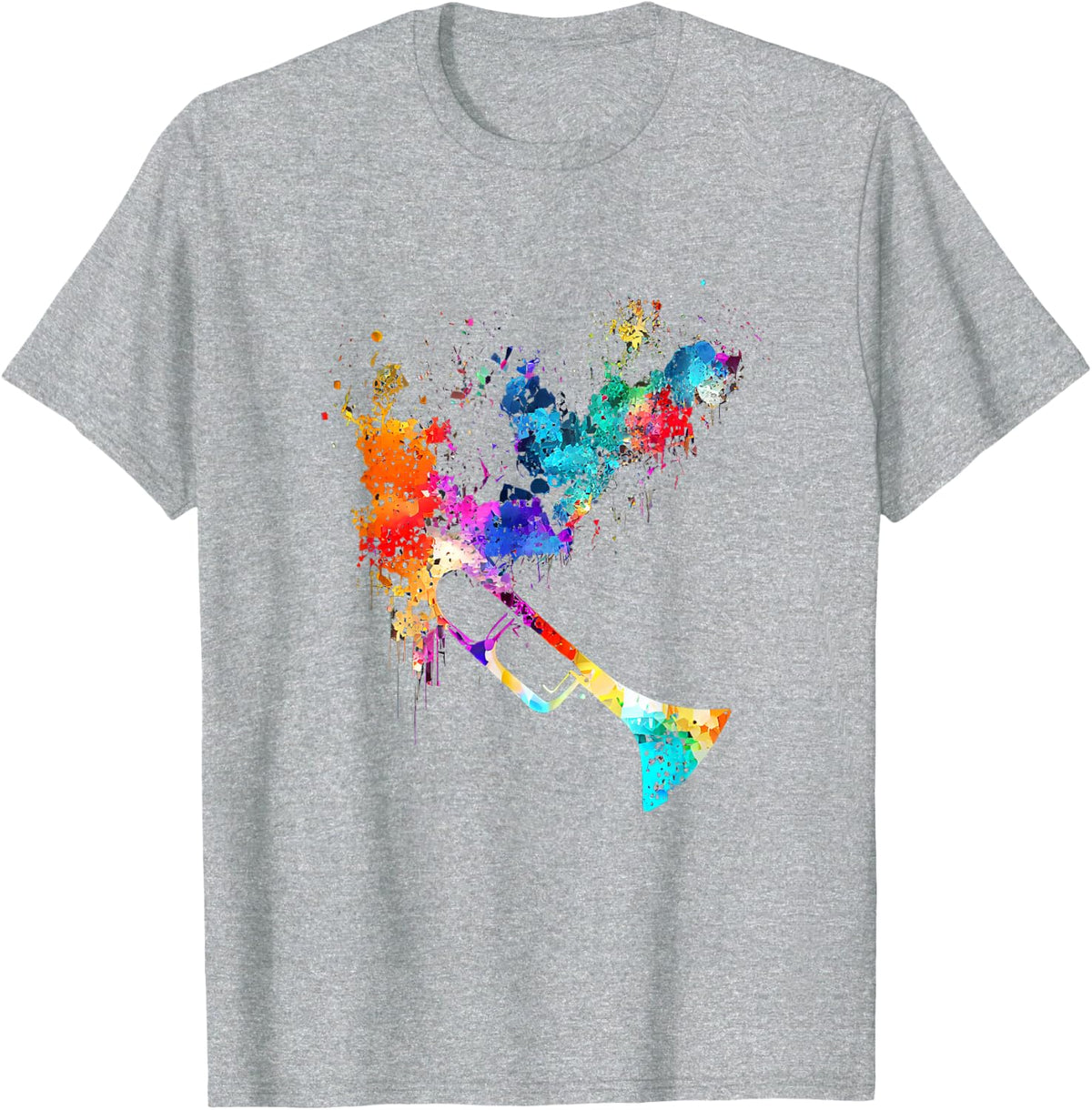 Trumpet T-Shirt - Heather Grey
