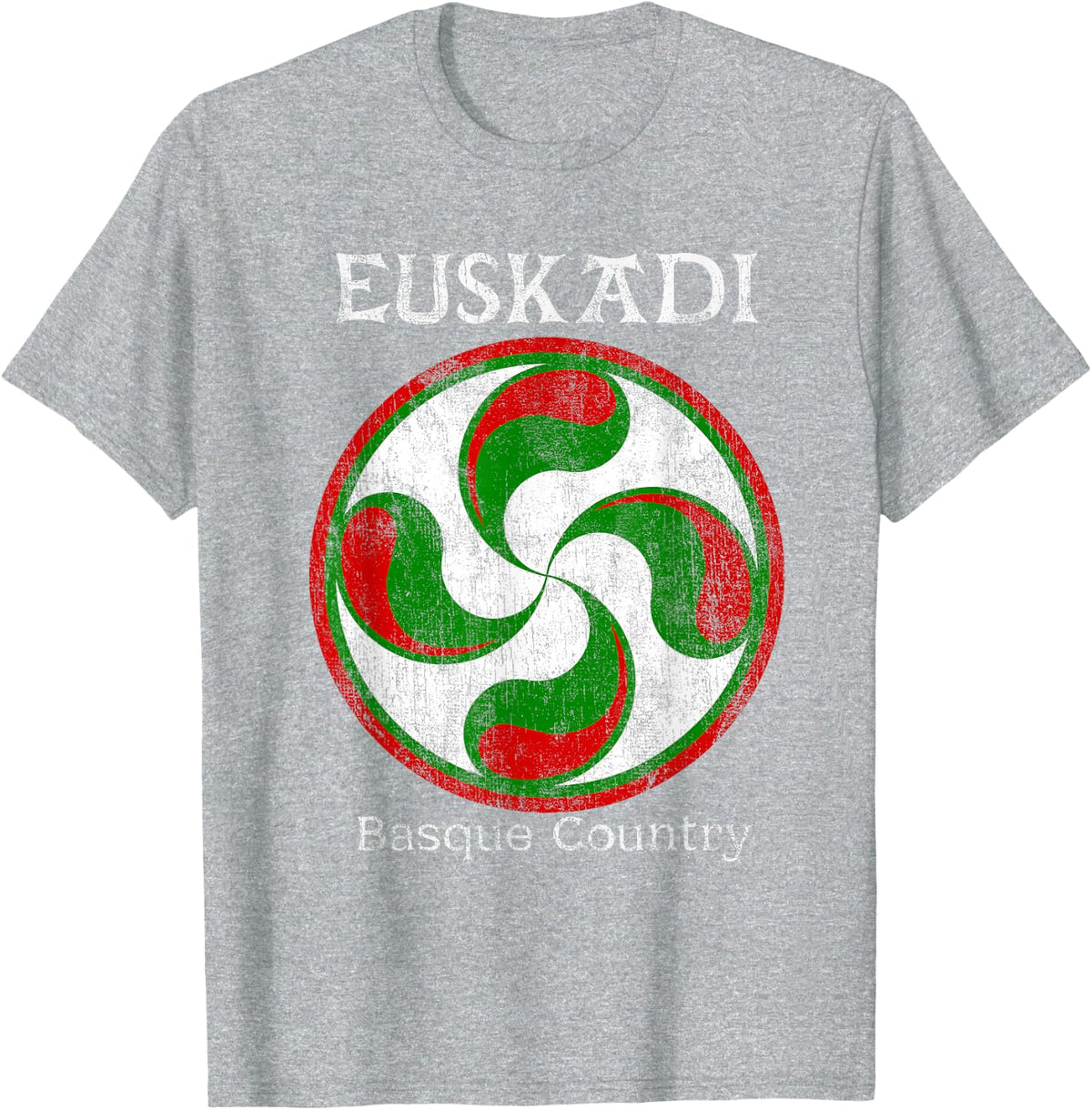 Euskadi Basque Country T-Shirt - Heather Grey